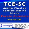 TCE SC auditor Fiscal de Controle Externo Direito 2026