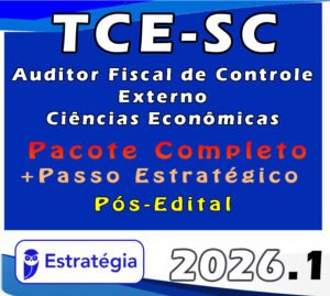 TCE SC ciencias economicas 2026 pacotaco