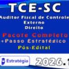 TCE SC direito 2026 pacotaco