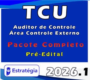 TCU (Auditor de Controle Área Controle Externo) pacote 2026