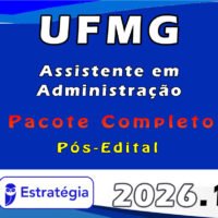 UFMG (Assistente em Administração) Pacote 2026 (Pós Edital)