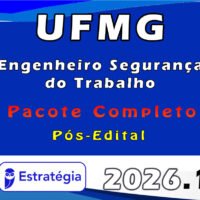 UFMG Engenheiro Segurança do Trabalho 2026