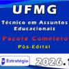 UFMG (Técnico em Assuntos Educacionais) Pacote Completo 2026 (Pós Edital) Estratégia