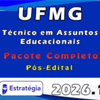 UFMG (Técnico em Assuntos Educacionais) Pacote Completo 2026 (Pós Edital) Estratégia