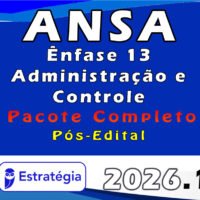 ANSA Ênfase 13 Administração e Controle 2026