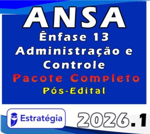 ANSA Ênfase 13 Administração e Controle 2026