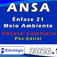 ANSA (Ênfase 21 Meio Ambiente) Pacote Téorico 2026