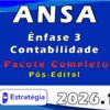 ANSA (Ênfase 3 Contabilidade Pacote Téorico 2026
