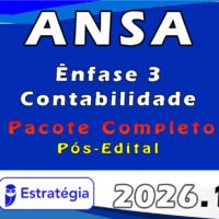 ANSA (Ênfase 3 Contabilidade Pacote Téorico 2026