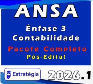 ANSA (Ênfase 3 Contabilidade Pacote Téorico 2026