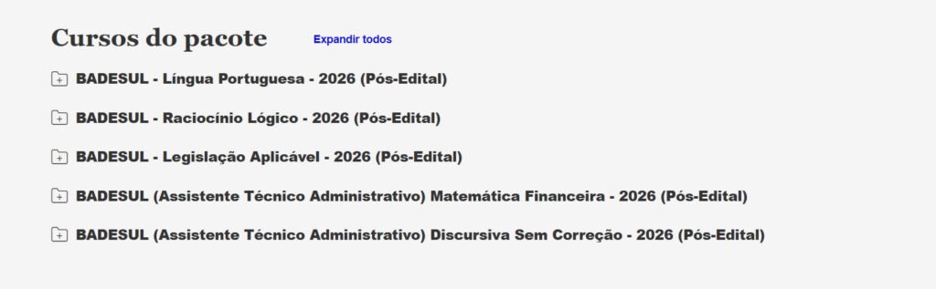 BADESUL (Assistente Técnico Administrativo 2026 BADESUL (Assistente Técnico Administrativo 2026