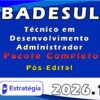 BADESUL (Técnico em Desenvolvimento Administrador 2026