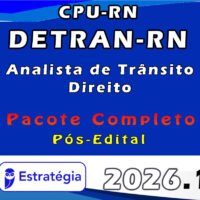 DETRAN-RN Analista de Trânsito Direito Pacote 2026 (Pós Edital)