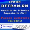 CPU RN DETRAN RN Analista de Trânsito Engenharia Civil
