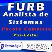FURB Analista de Sistemas Pacote Téorico 2026 (Pós Edital) Estratégia