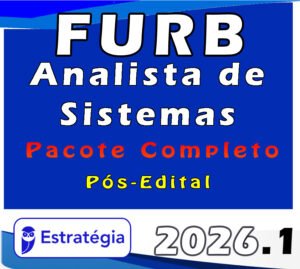FURB Analista de Sistemas Pacote Téorico 2026 (Pós Edital) Estratégia