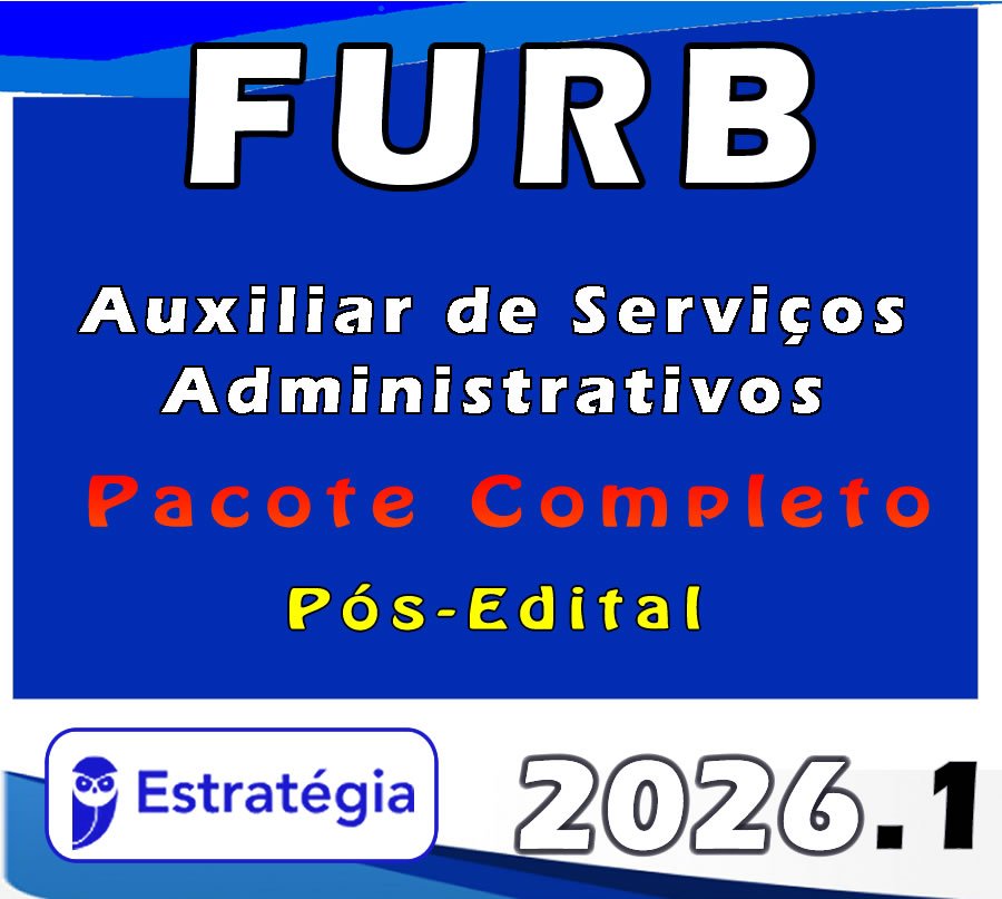 FURB Auxiliar de Serviços Administrativos