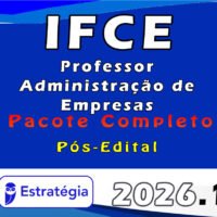 IFCE Professor Administração de Empresas