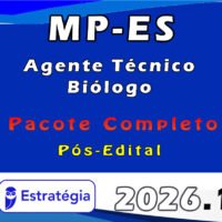 MP ES (Agente Técnico Biólogo) Pacote 2026