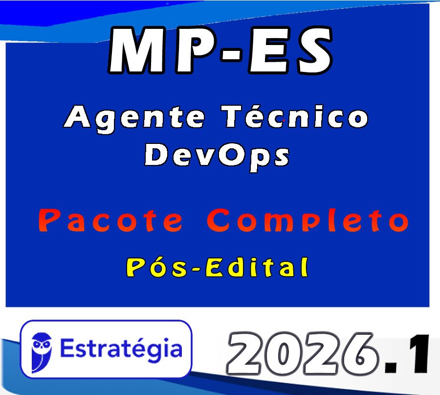 MP ES Agente Técnico DevOps Pacote 2026