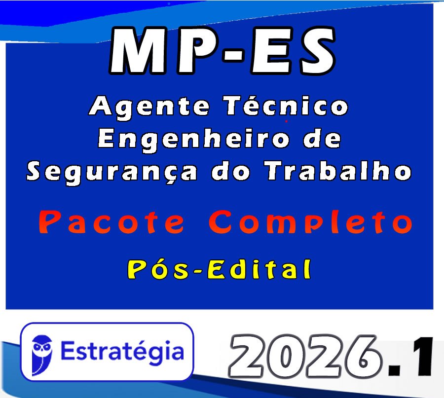 MP ES Agente Técnico Engenheiro de Segurança do Trabalho) jpg
