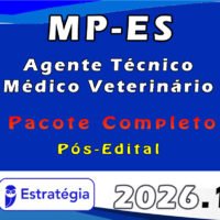 MP ES Agente Técnico Médico Veterinário Pacote 2026