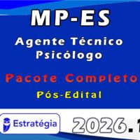 MP ES Agente Técnico Psicólogo Pacote 2026
