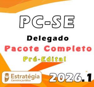 PC SE (Delegado) Pacote Teórico 2026
