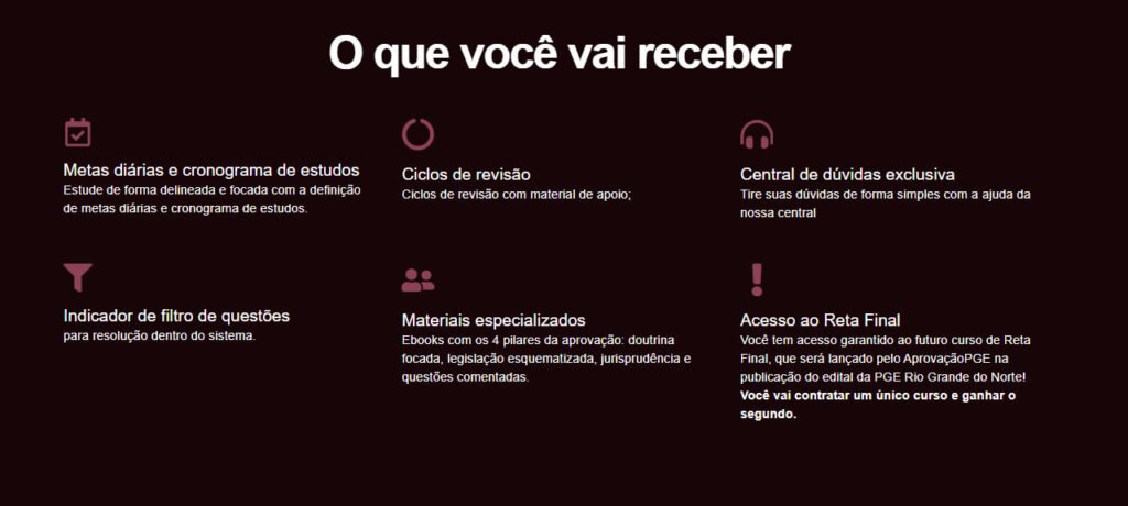 PGE Rio Grande do Norte Analista Pré Edital Aprovacao PGE 2026 1