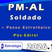 PM AL (Soldado) Pacote Passo Estratégico