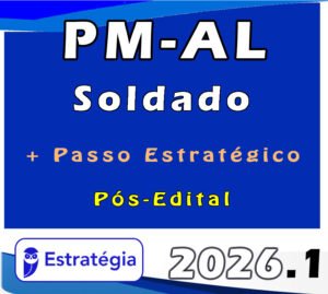 PM AL (Soldado) Pacote Passo Estratégico