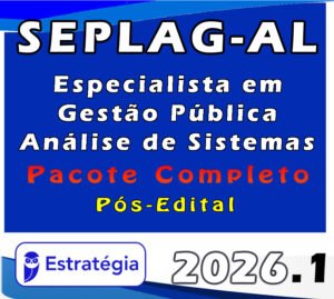 SEPLAG AL Especialista em Gestão Pública Análise de Sistemas 2026