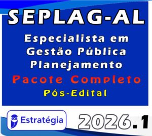 SEPLAG AL Especialista em Gestão Pública Planejamento 2026