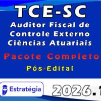 TCE SC Auditor Fiscal de Controle Externo Ciências Atuariais