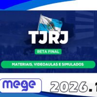 TJ RJ (Magistratura) Pós Edital – Mege 2026