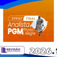 analista pgm porto alegre Revisão PGE 2026