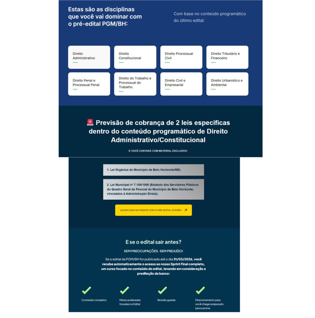 pgm bh revisao pge 2026.2