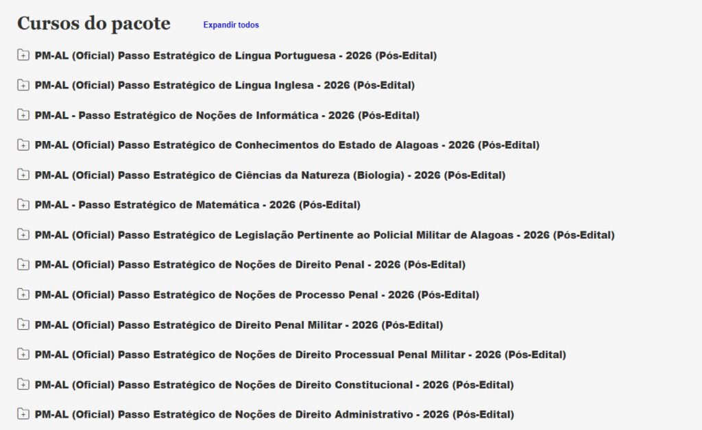 pm al pos 2026 passo