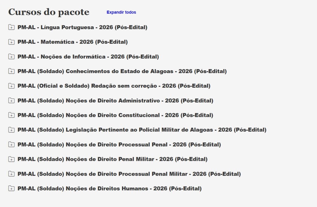 pm al soldado pacote completo pm al soldado pacote completo