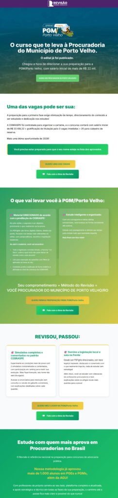 revisao pge pgm porto velho