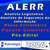 ALE RR Analista Legislativo Analista de Segurança da Informação