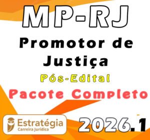 MP RJ (Promotor de Justiça) Pacote Teórico 2026 (Pós Edital)