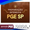 PREPARAÇÃO INTENSIVA PGE SÃO PAULO