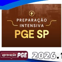 PREPARAÇÃO INTENSIVA PGE SÃO PAULO