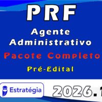PRF (Agente Administrativo) Pacotaço Pacote Teórico + Pacote Passo Estratégico