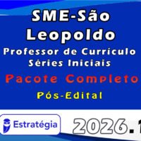 Prefeitura de São Leopoldo RS Professor de Currículo Séries Iniciais 2026