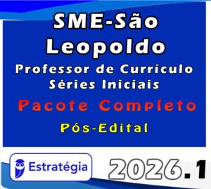 Prefeitura de São Leopoldo RS Professor de Currículo Séries Iniciais 2026