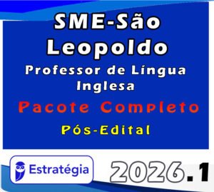Prefeitura de São Leopoldo RS Professor de Língua Inglesa 2026