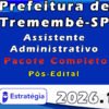 Prefeitura de Tremembé SP Assistente Administrativo