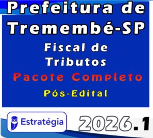Prefeitura de Tremembé SP Fiscal de Tributos Pacote 2026 (Pós Edital)